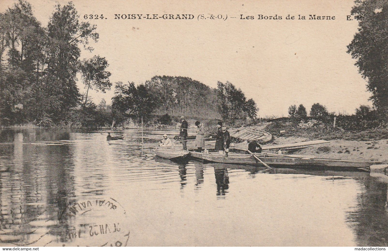 Noisy Le Grand (93 - Seine Saint Denis) Bords De La Marne - Pêche à La Ligne - Noisy Le Grand