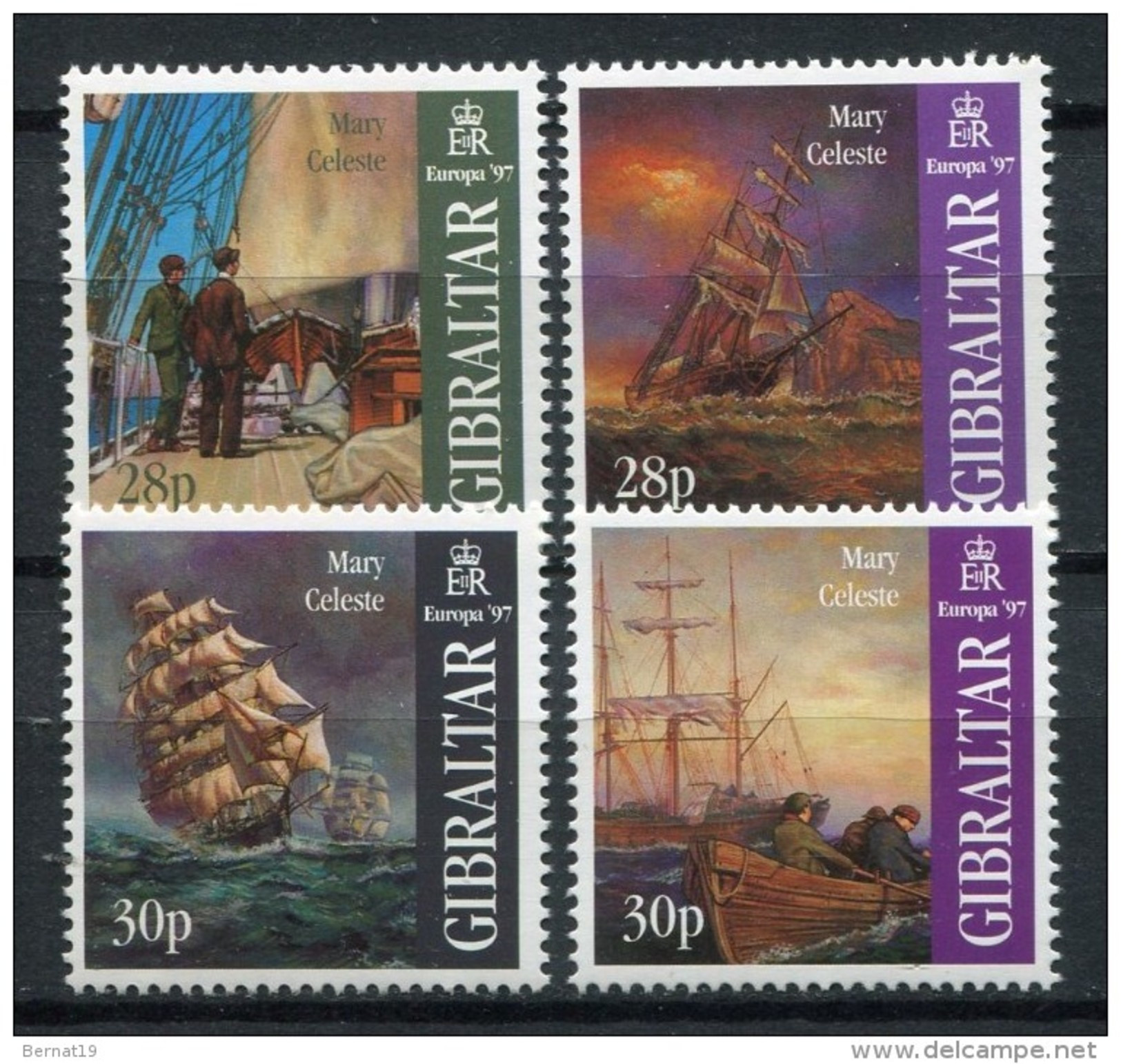 Gibraltar 1997. Yvert 798-801 ** MNH. - Gibraltar