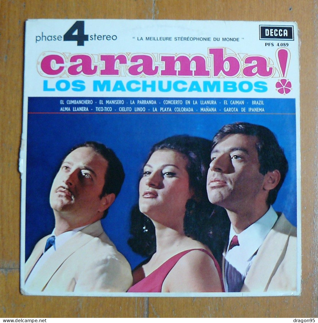 LP LOS MACHUCAMBOS : Caramba ! - Decca PFS 4.089 Phase 4 (40.156) - 1966 - Musiques Du Monde