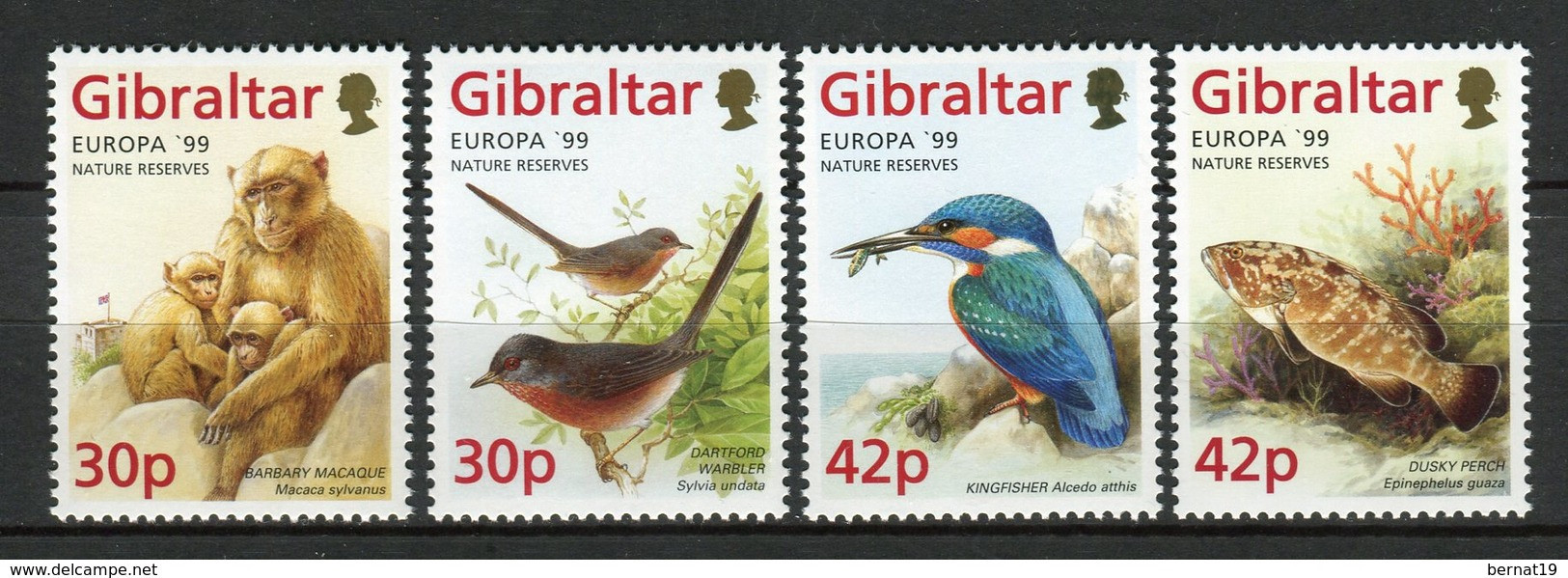 Gibraltar 1999. Yvert 853-56 ** MNH. - Gibraltar