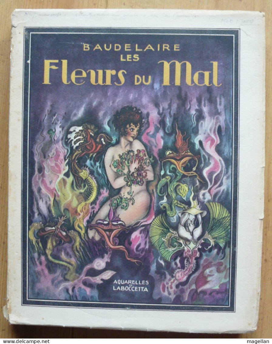 Les Fleurs Du Mal - Charles Baudelaire - Edition Gründ - Illustrée Par Laboccetta - Auteurs Français