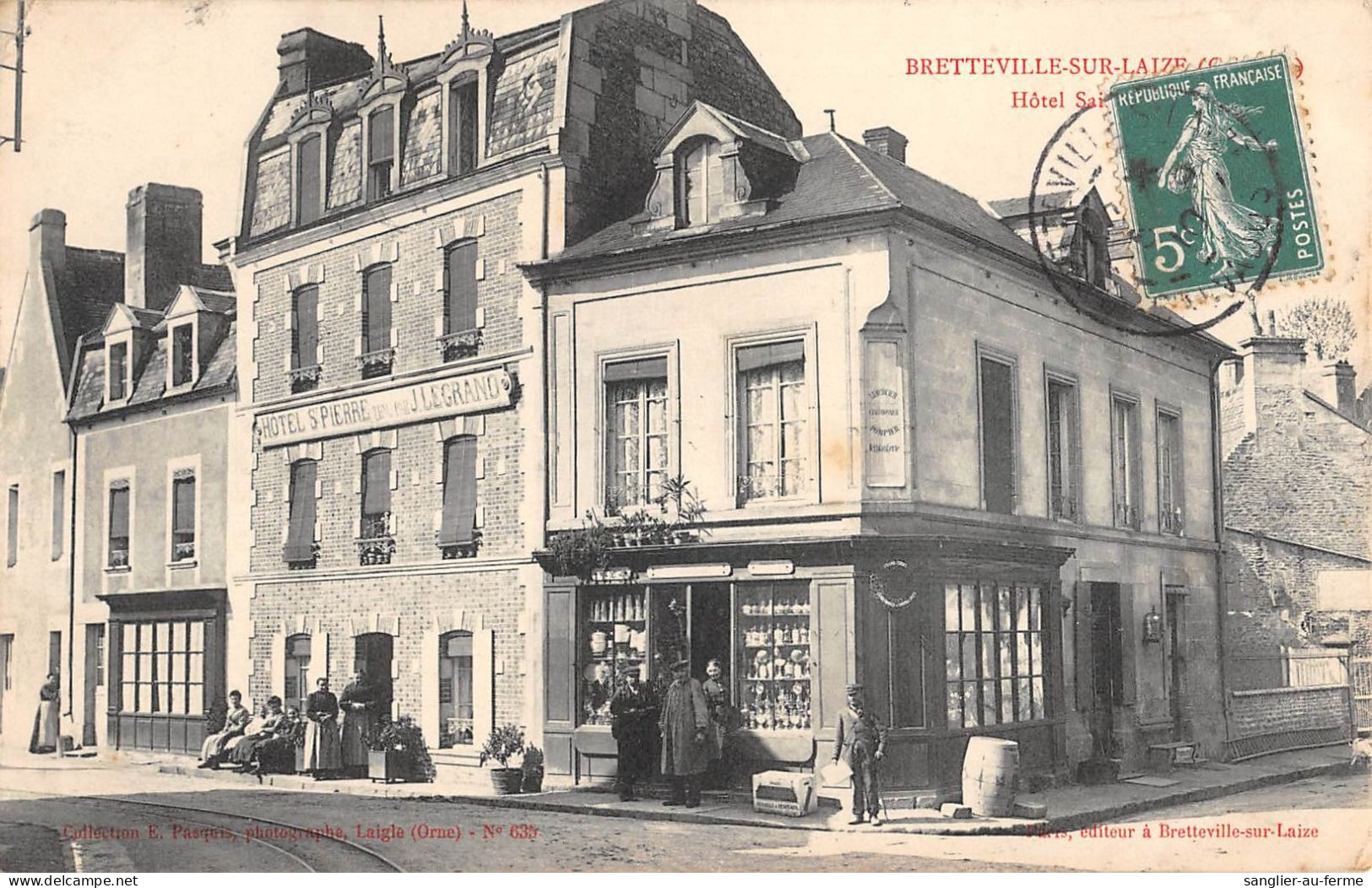 CPA 14 BRETEVILLE SUR LAIZE / HOTEL SAINT PIERRE - Autres & Non Classés