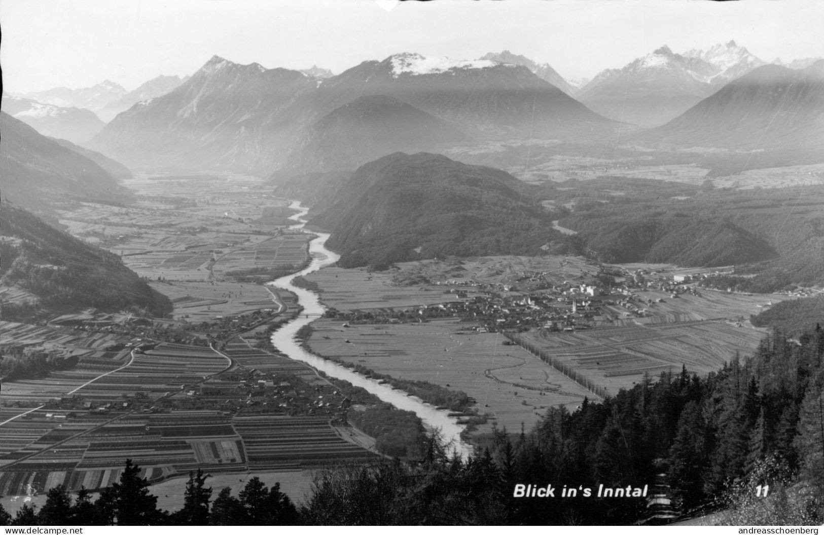 Blick Von Mösern Bei Seefeld Auf Telfs Und Inntal - Telfs