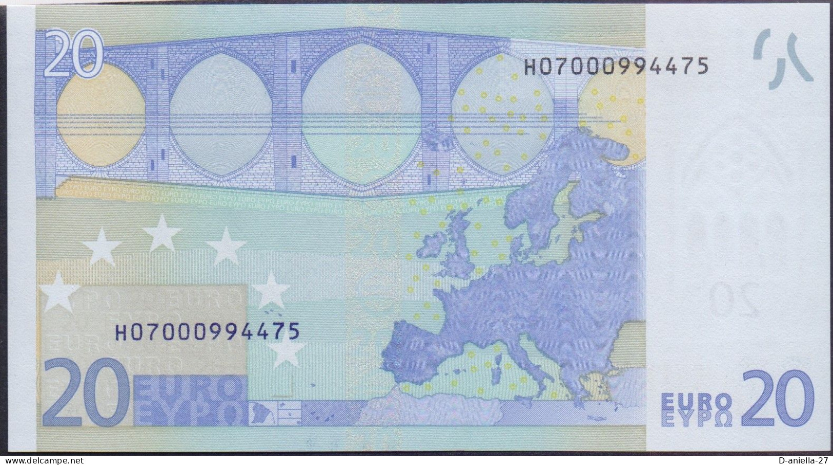 Slowenien, 20 €uro H / E003-B1, Trichet, Perfekt Unc. - 20 Euro