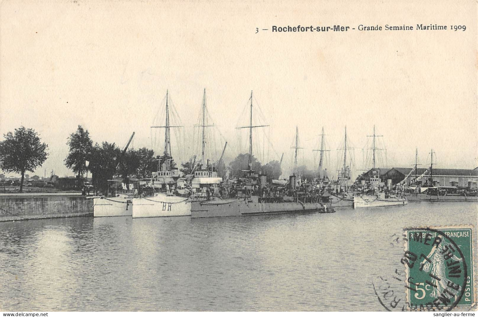 CPA 17 ROCHEFORT SUR MER / GRANDE SEMAINE MARITIME 1909 - Rochefort