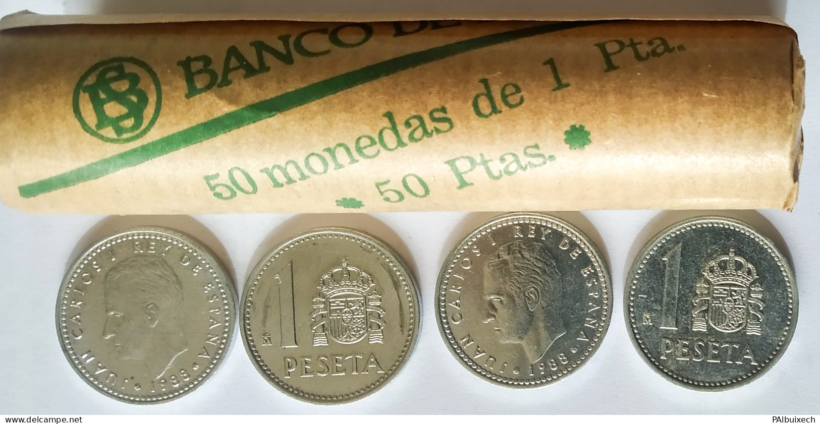 Lote De 100 Monedas Juan Carlos De 1 Peseta - Otros & Sin Clasificación