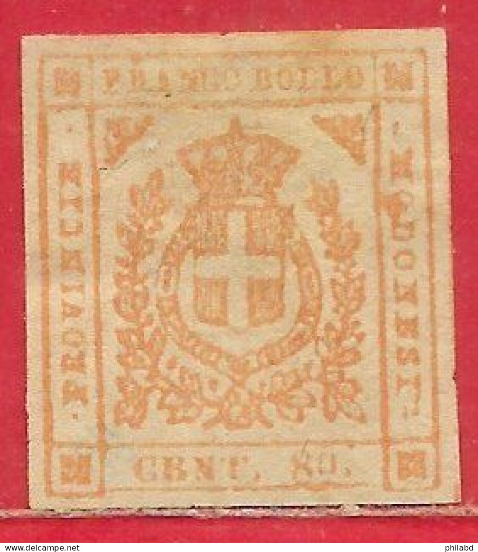 Modène N°11 80c Brun-orange 1859 (*) - Modène