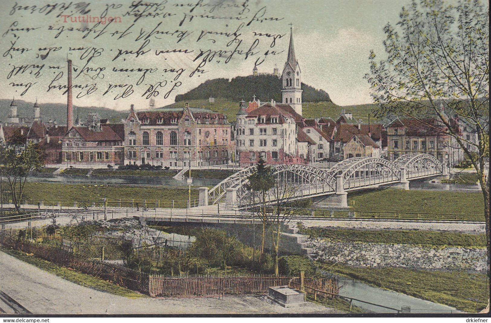 Tuttlingen, Donaubrücke, Um 1908 - Tuttlingen