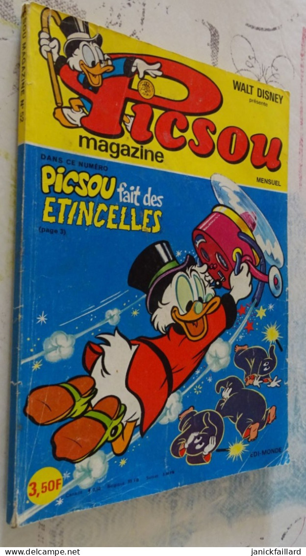 Picsou Magazine N 52 Picsou Fait Des étincelles - Picsou Magazine