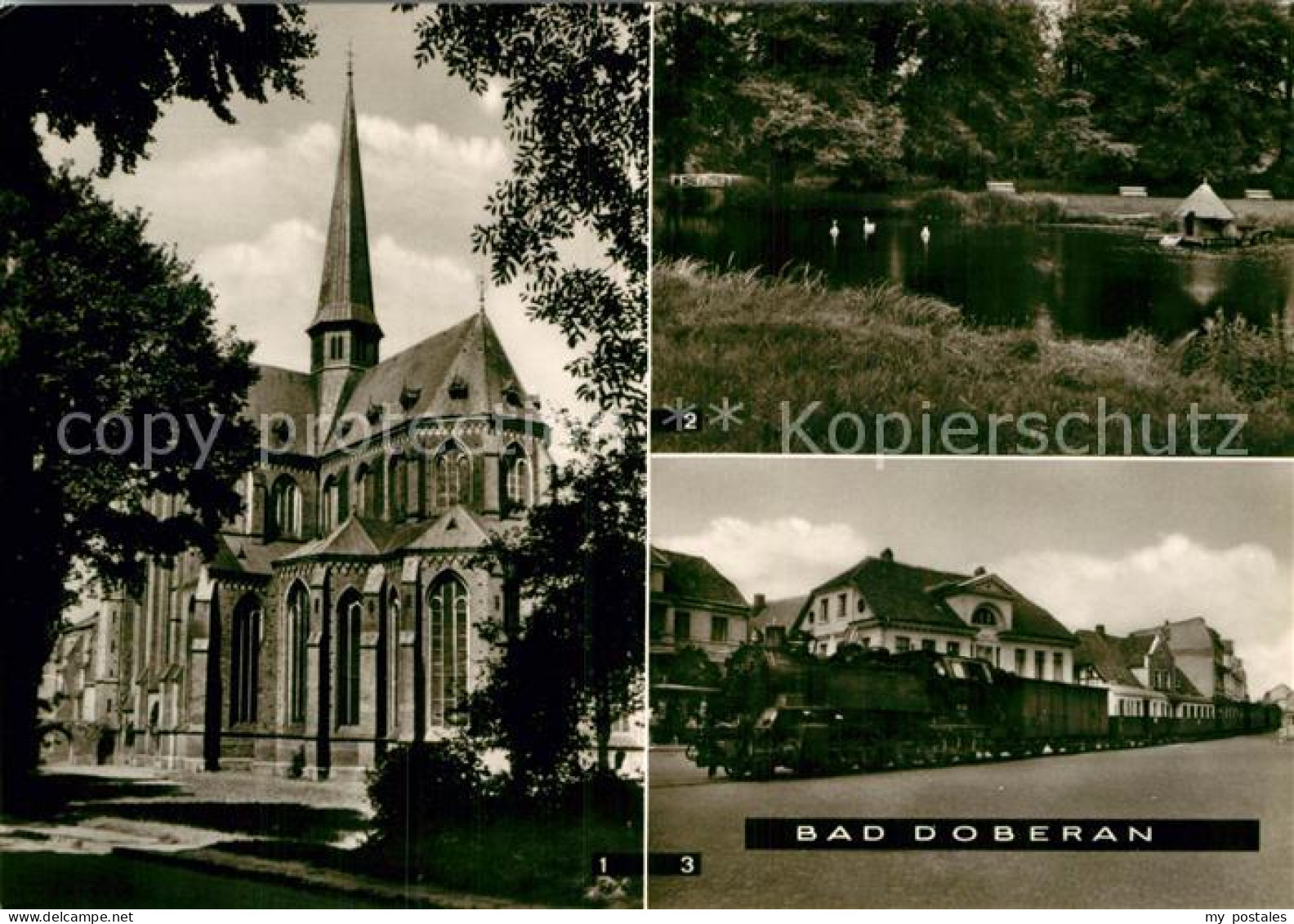 72984046 Bad Doberan Klosterkirche Seb Bach Garten Baederbahn Bad Doberan - Heiligendamm