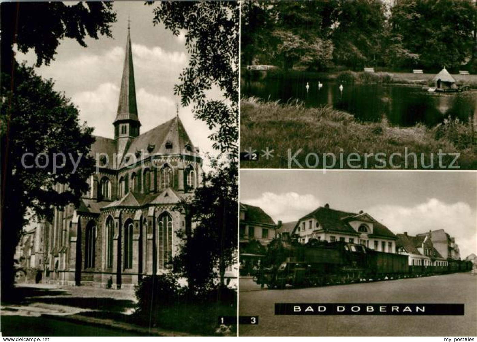 72984036 Bad Doberan Klosterkirche Seb Bach Garten Baederbahn Bad Doberan - Heiligendamm