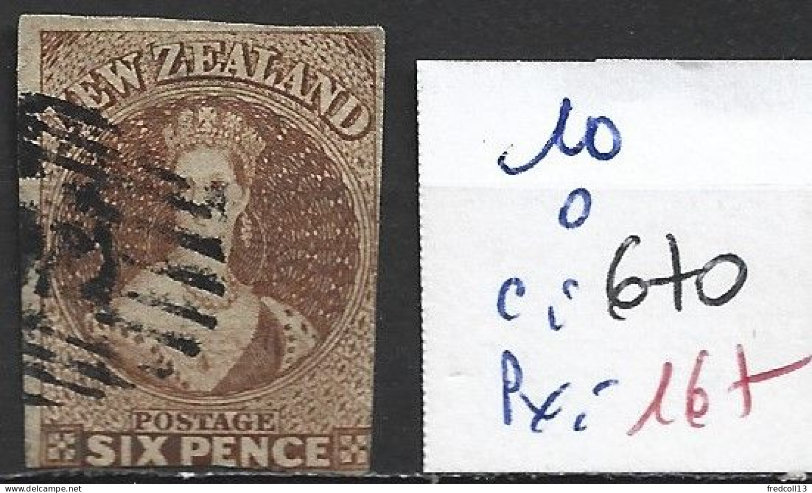 NOUVELLE-ZELANDE 10 Oblitéré Côte 670 € - Used Stamps