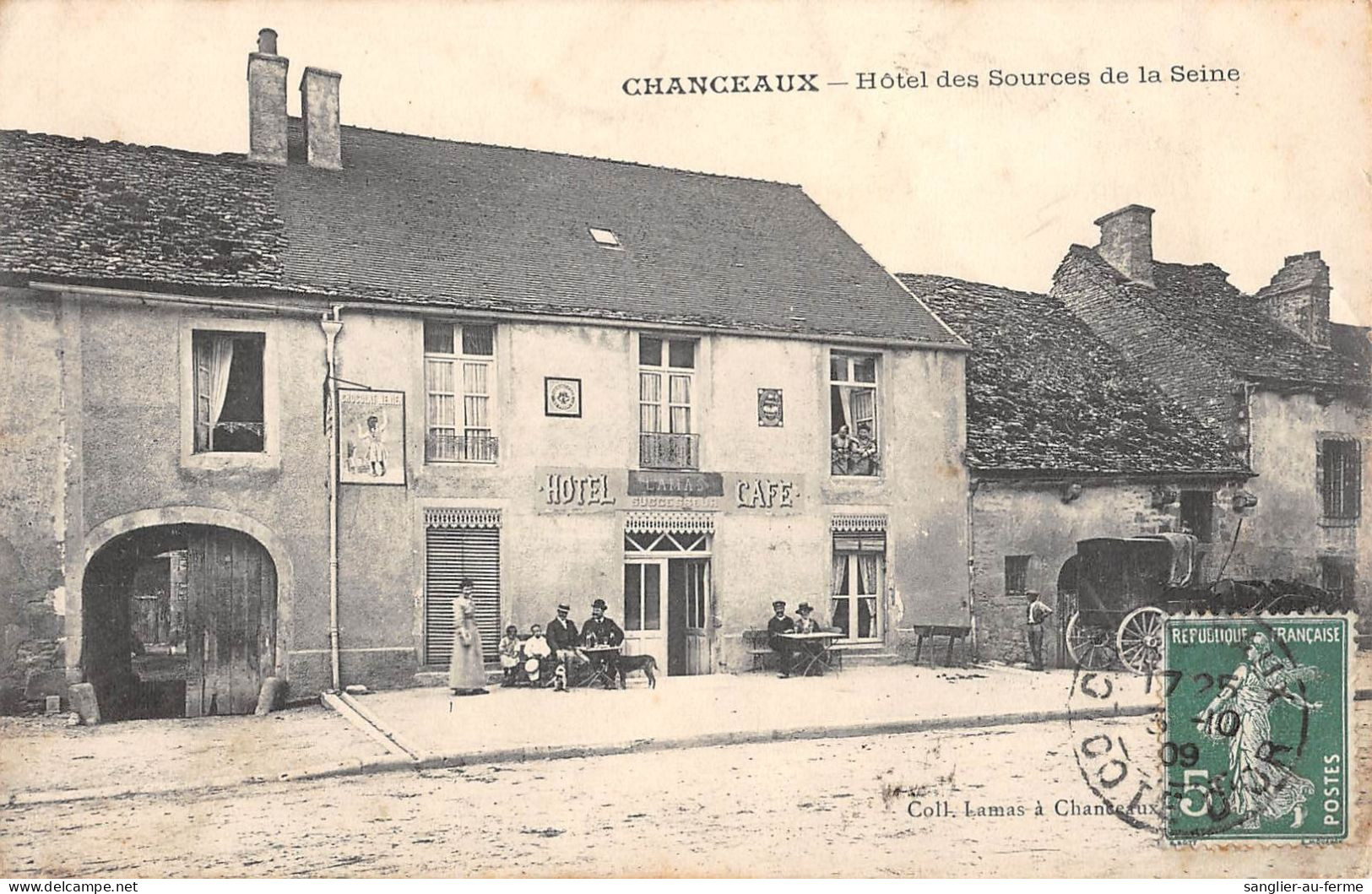 CPA 21 CHANCEAUX / HOTEL DES SOURCES DE LA SEINE - Autres & Non Classés