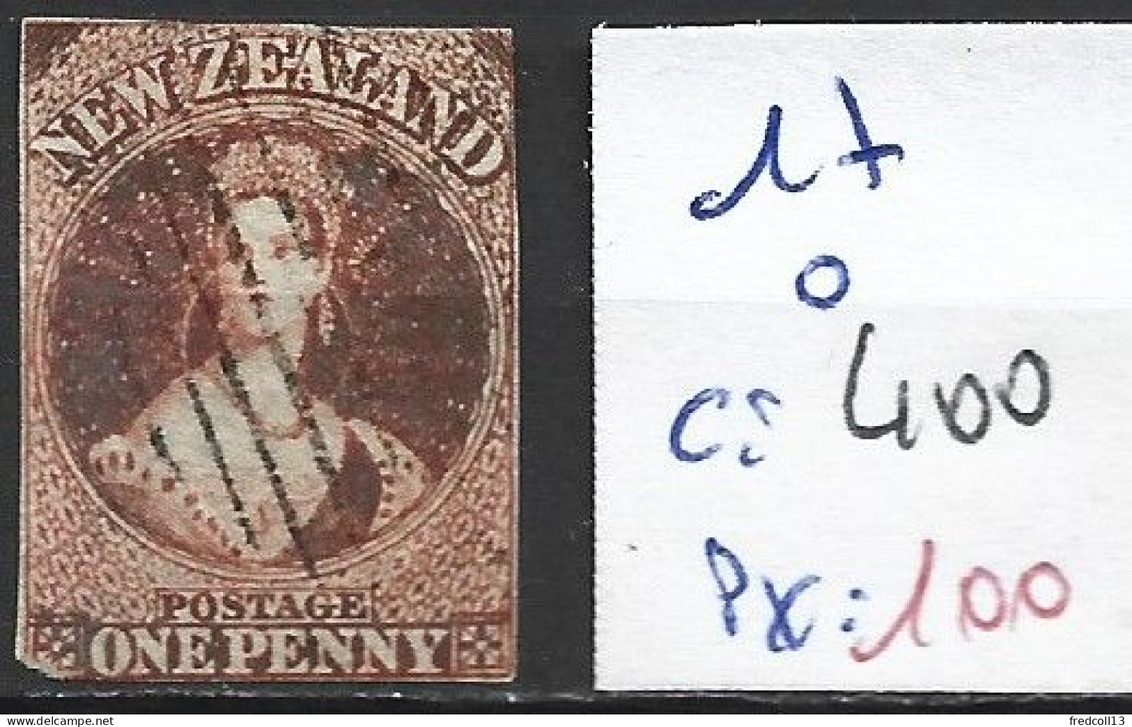 NOUVELLE-ZELANDE 17 Oblitéré Côte 400 € - Used Stamps