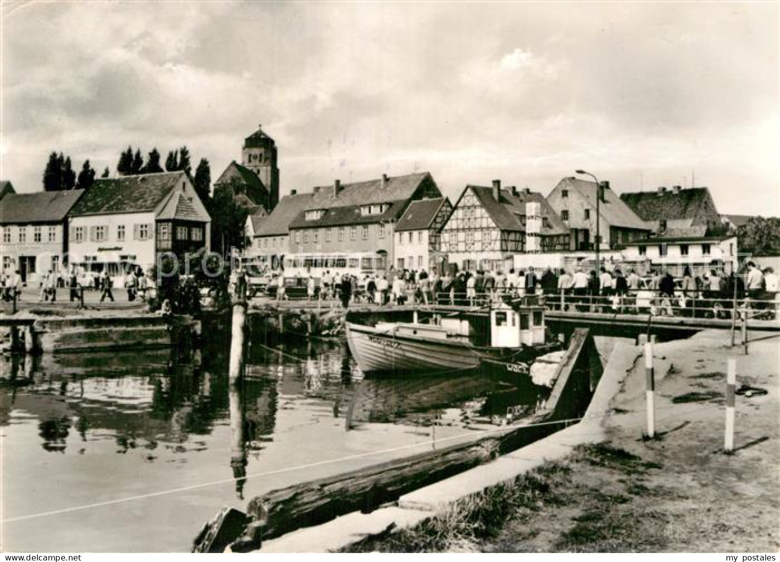 72983904 Wolgast Mecklenburg-Vorpommern Partie Am Hafen Bruecke Wolgast - Wolgast