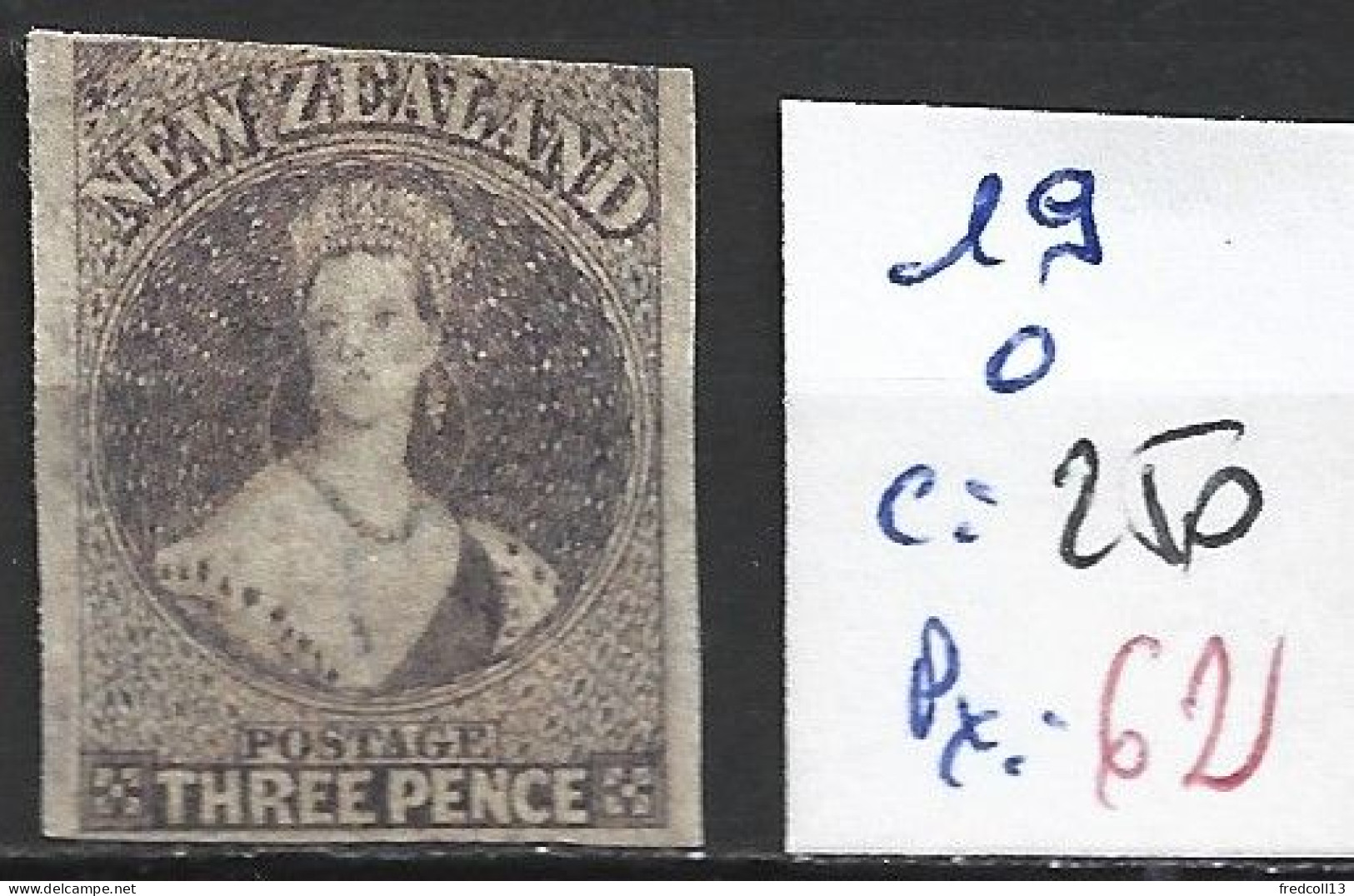 NOUVELLE-ZELANDE 19 Oblitéré Côte 250 € - Used Stamps