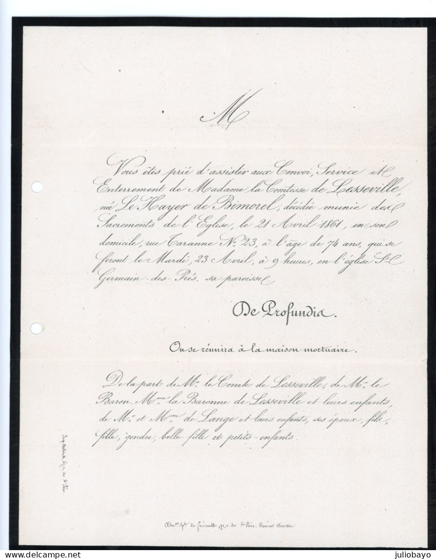22 Avril 1861 N°12 Ttb Losange F Paris Pour Paris,Madame De Wagner Lectrice En Personne De L'IMPERATRICE - 1849-1876: Klassik