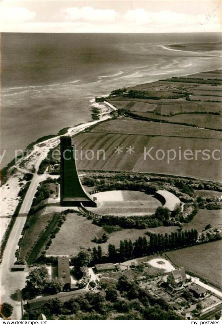 72983366 Laboe Marine Ehrenmal Ostseebad Fliegeraufnahme Laboe - Laboe