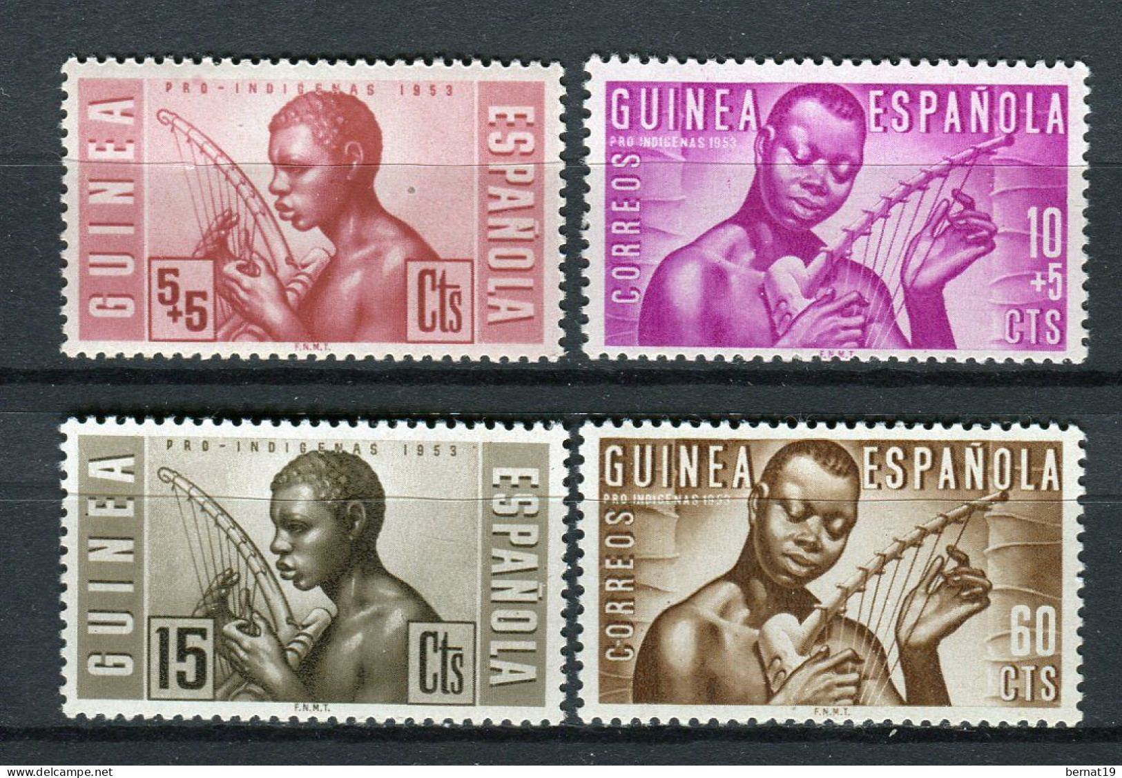 Guinea Española 1953. Edifil 321-24 X 2 ** MNH. - Guinée Espagnole