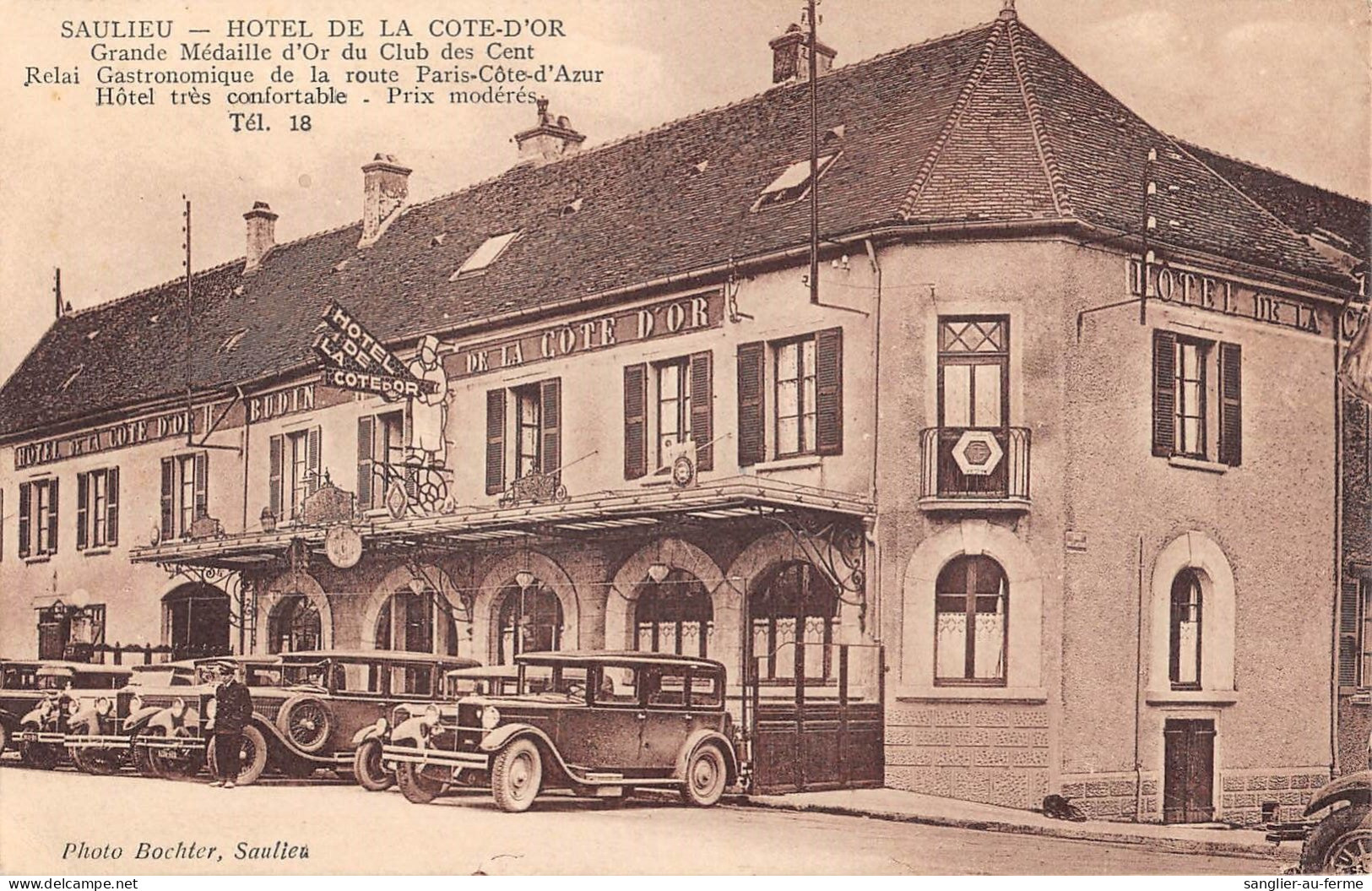 CPA 21 SAULIEU / HOTEL DE LA COTE D'OR - Saulieu