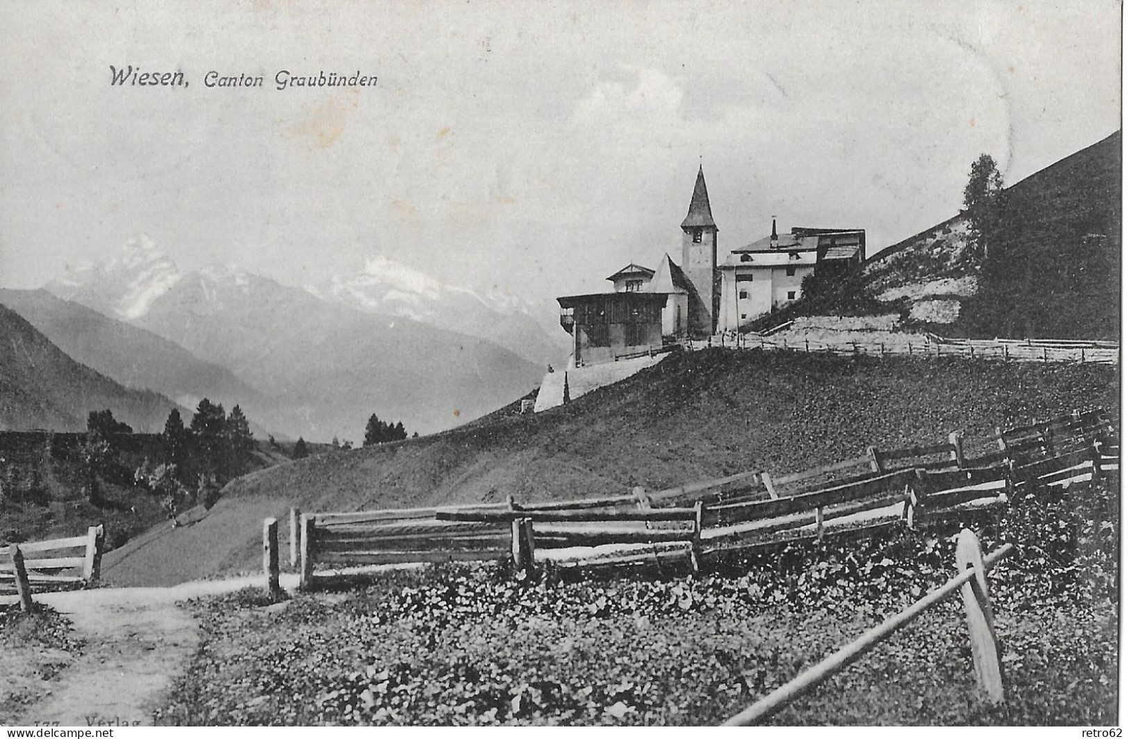 WIESEN ► Ein Kleines Dorf Bei Davos Anno 1906 - Wiesen