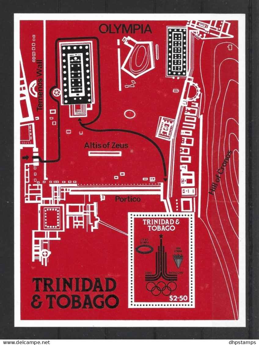 Trinidad & Tobago 1980 Ol. Games Moscow Y.T. BF 31  ** - Trindad & Tobago (1962-...)