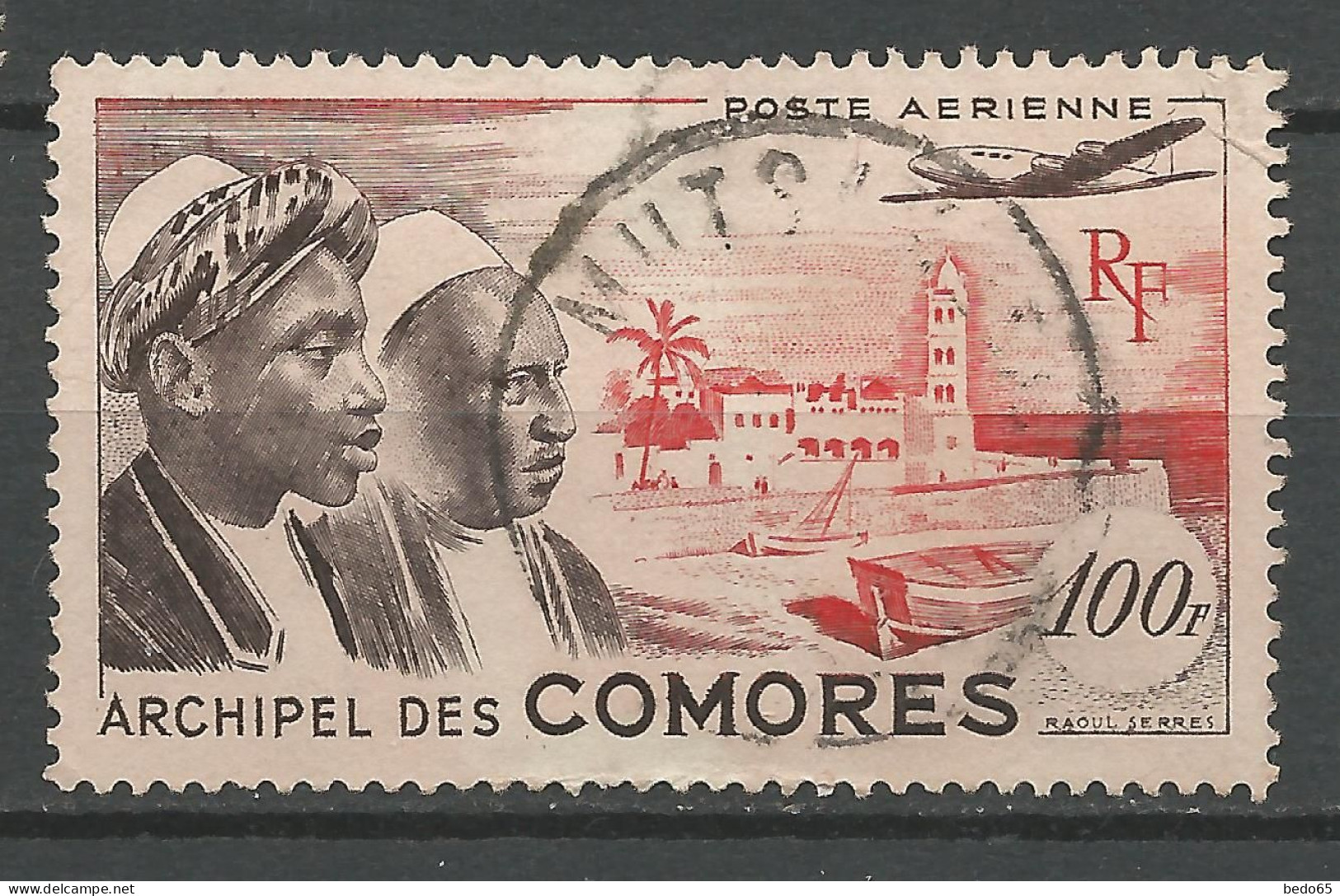 COMORES PA N° 2 CACHET MUTSAMUDU / Used - Luftpost