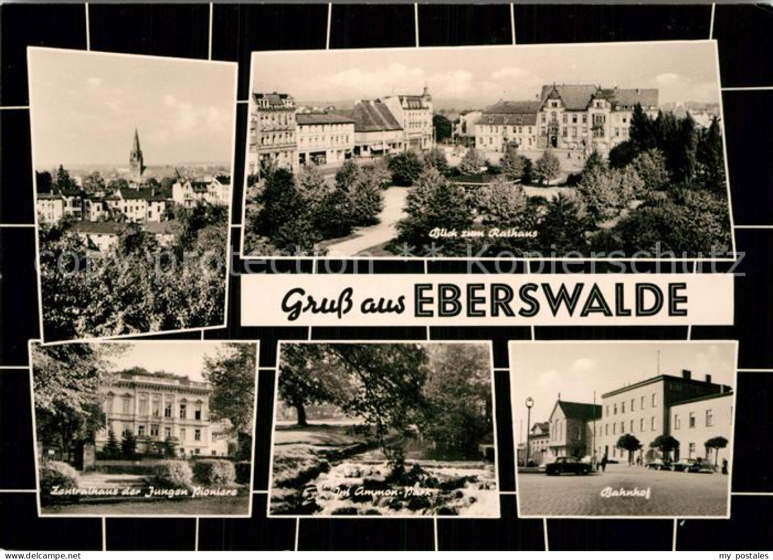 72982168 Eberswalde Rathaus Zentralhaus Der Jungen Pioniere Park Bahnhof Eberswa - Eberswalde