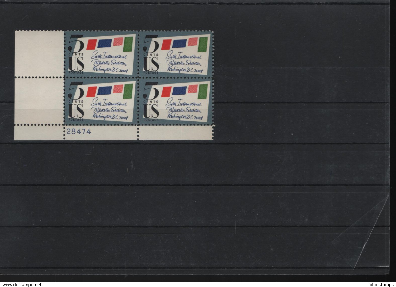 USA Michel Cat.No. Mnh/** 901 Different Positions And Different Plate Nos - Plate Blocks & Sheetlets