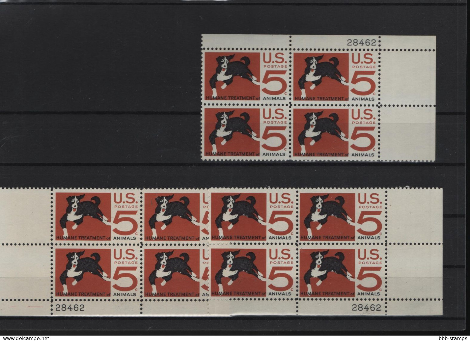 USA Michel Cat.No. Mnh/** 898 Different Positions And Different Plate Nos - Números De Placas