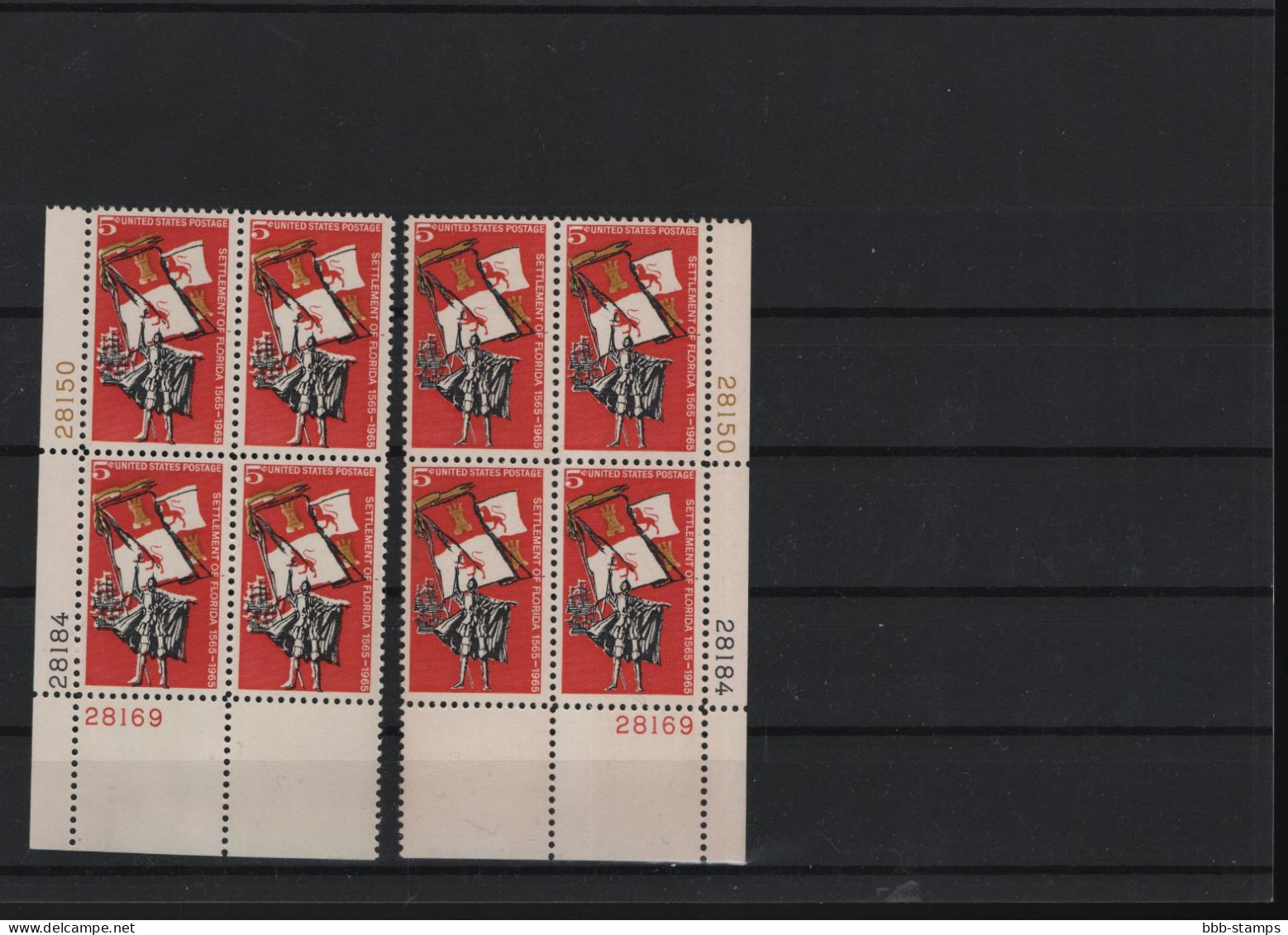 USA Michel Cat.No. mnh/** 887 different positions and different plate nos