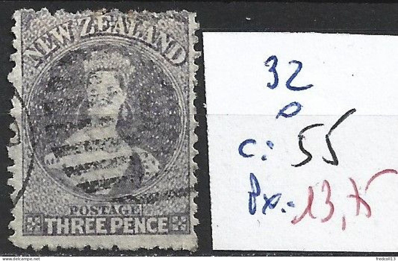 NOUVELLE-ZELANDE 32 Oblitéré Côte 55 € - Used Stamps