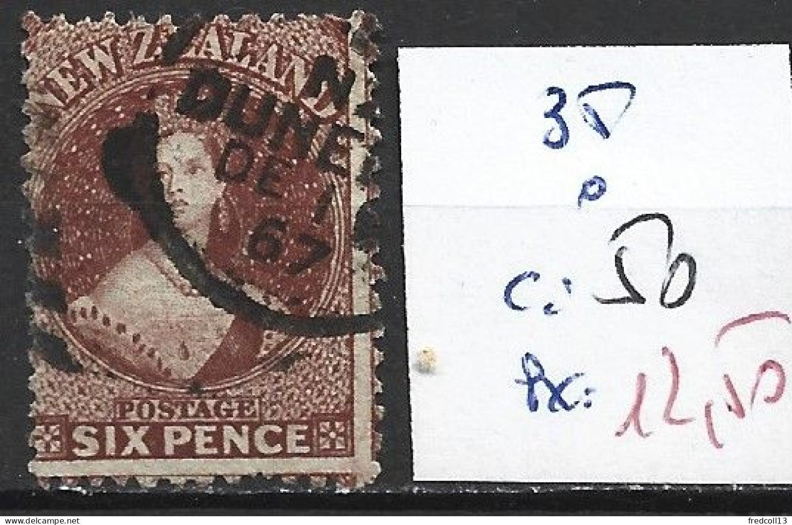 NOUVELLE-ZELANDE 35 Oblitéré Côte 50 € - Used Stamps