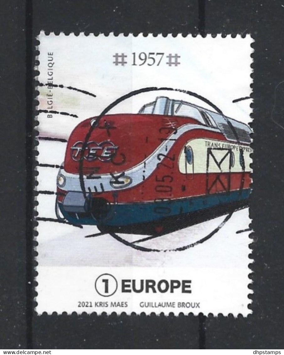 Belgie 2021 Train Y.T. 5032 (0) - Used Stamps