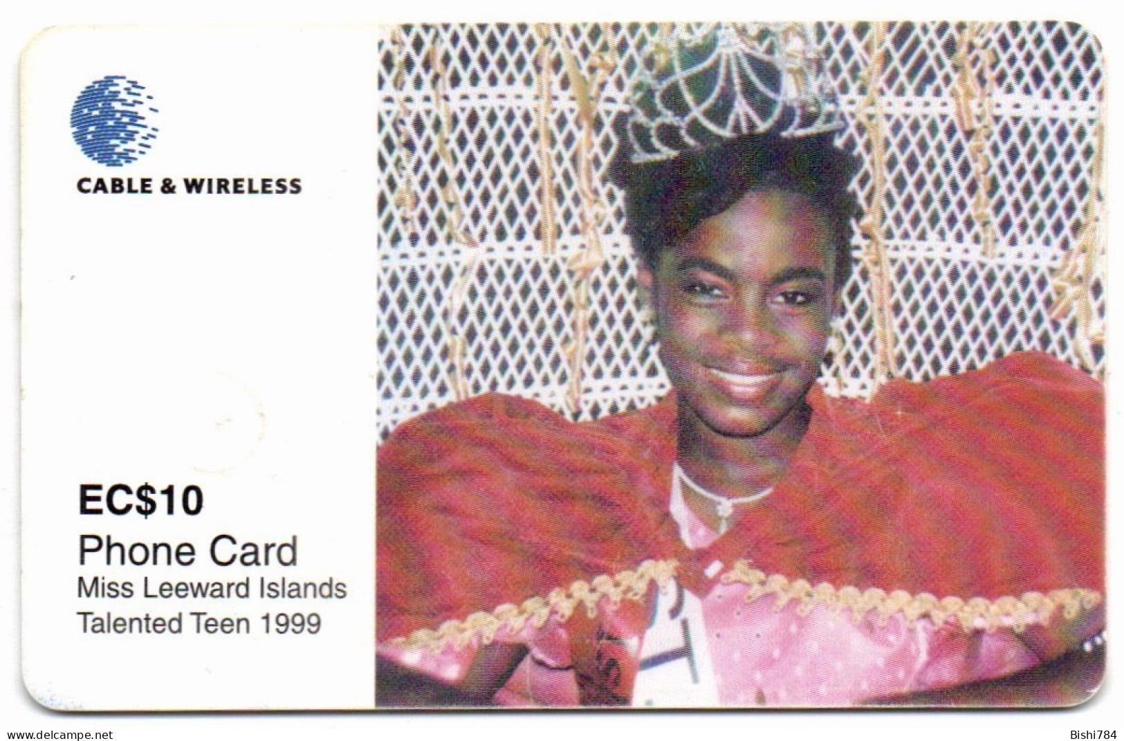 Anguilla - Miss Leeward Islands Talented Teen 1999 (Black Chip) - Anguilla