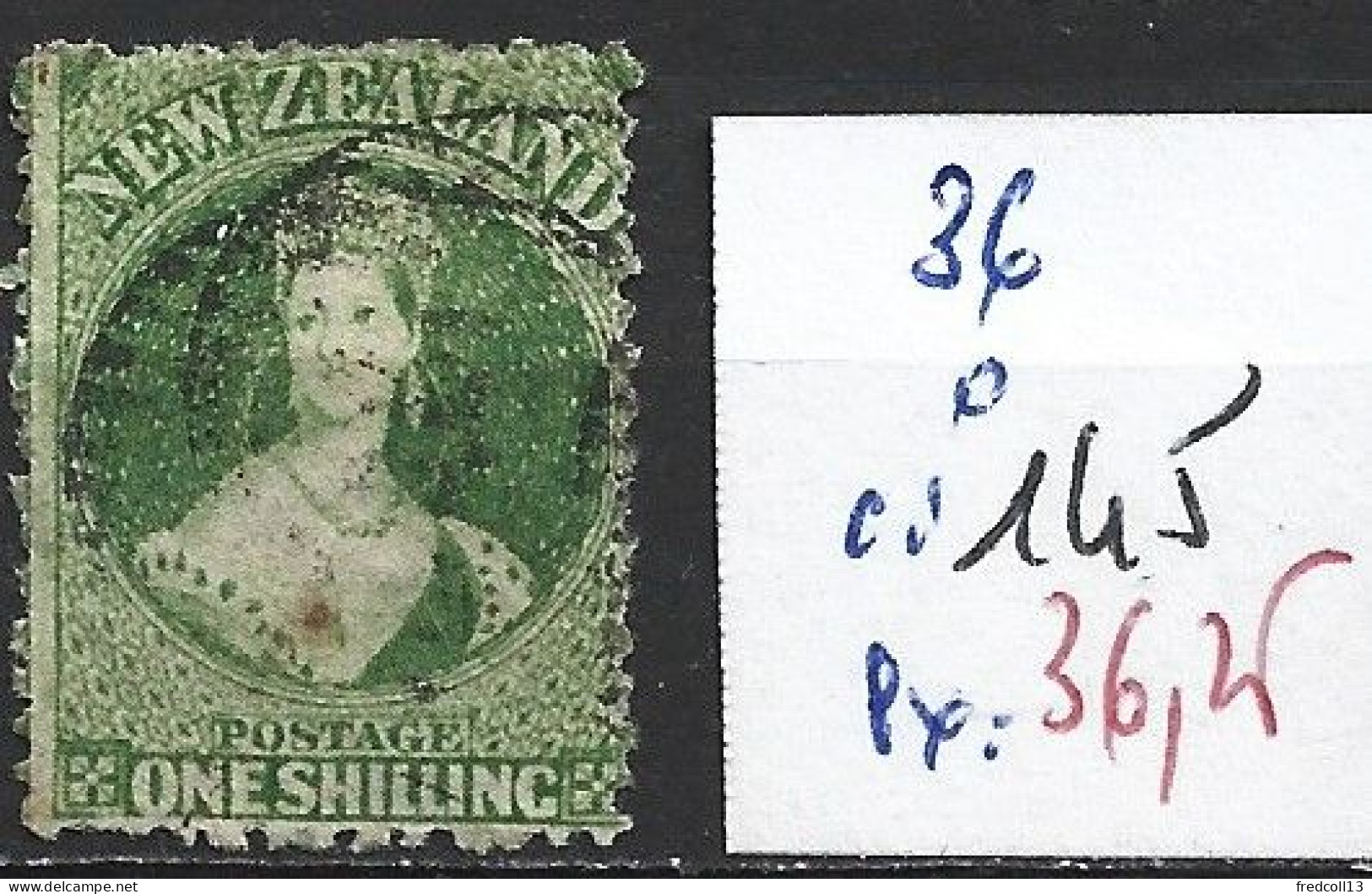 NOUVELLE-ZELANDE 36 Oblitéré Côte 145 € - Used Stamps