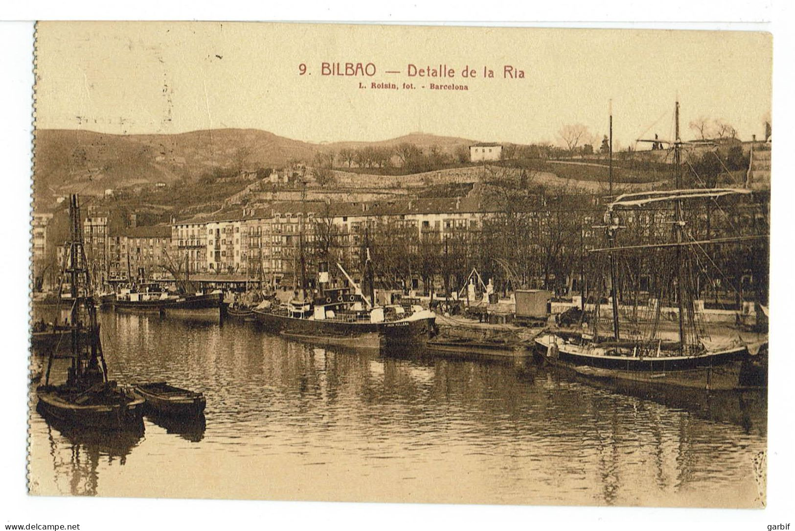 Espana - Bilbao - Detalle De La Ria - Vg 1937 - Vizcaya (Bilbao)
