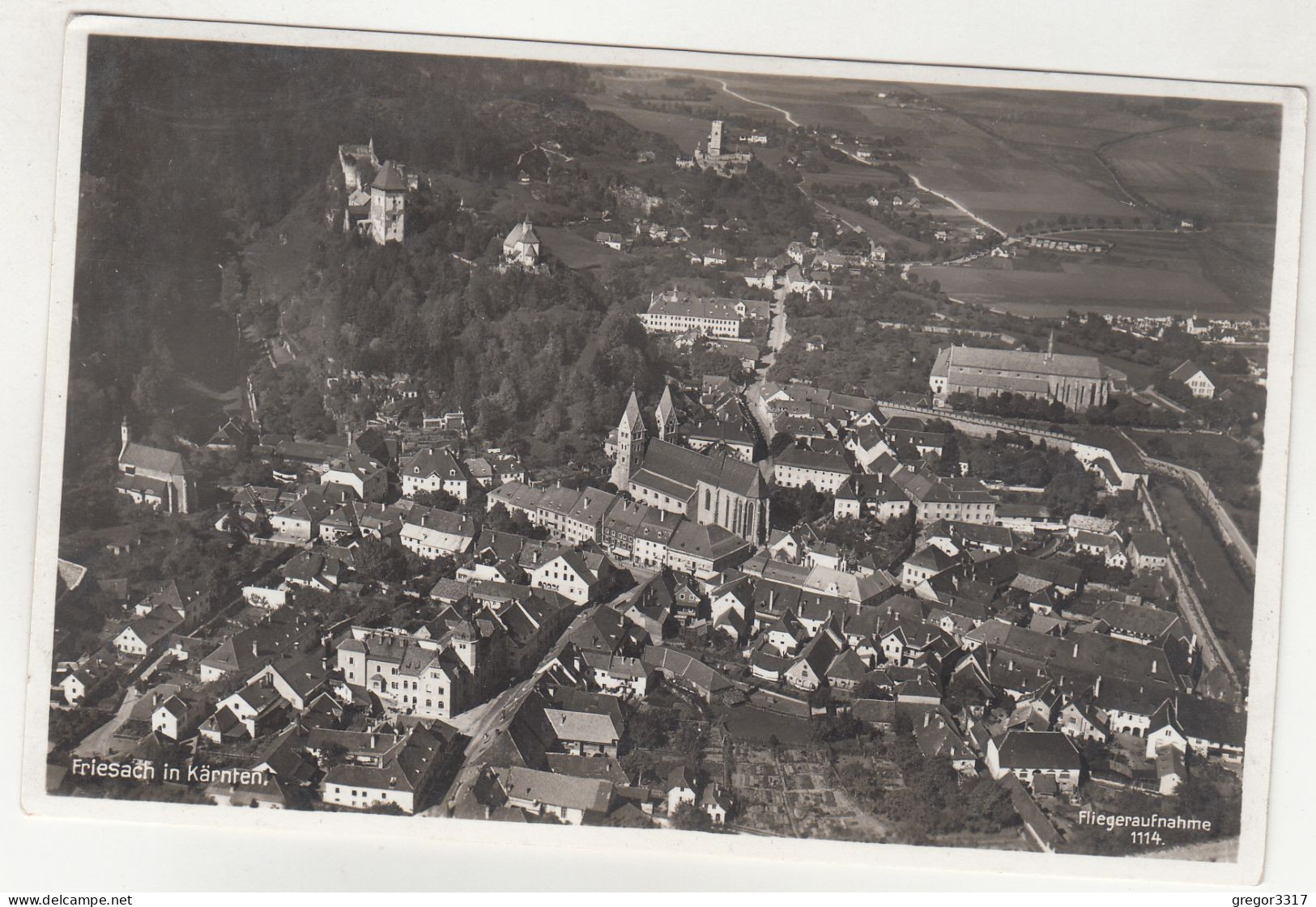 E4958) FRIESACH In Kärnten - FLIEGERAUFNAHME - Wunderschöne Alte Luftbild AK - Friesach