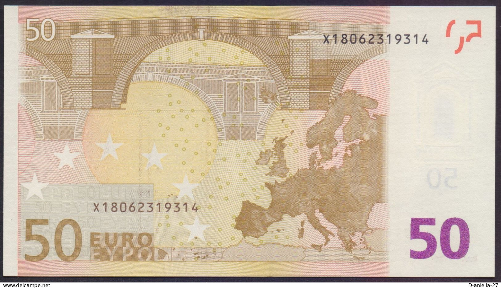 Deutschland, 50 €uro X / P008-D1, Duisenberg, Sehr Selten, Perfekt Unc. - 50 Euro