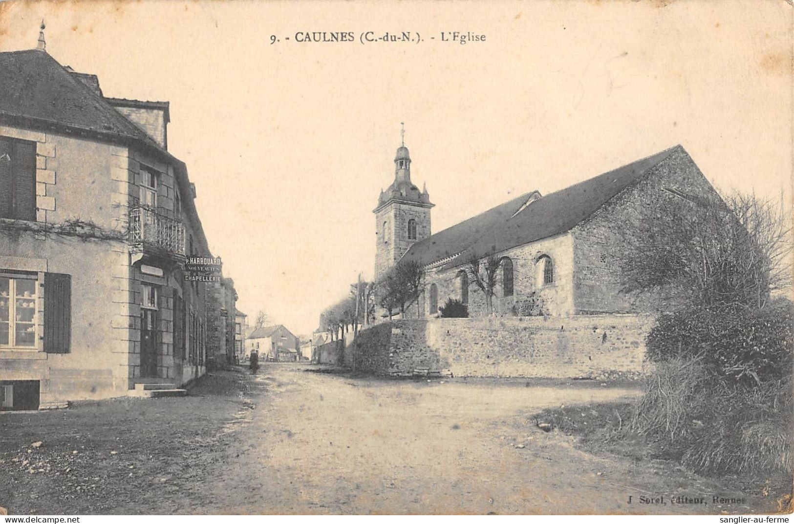 CPA 22 CAULNES / L'EGLISE - Other & Unclassified