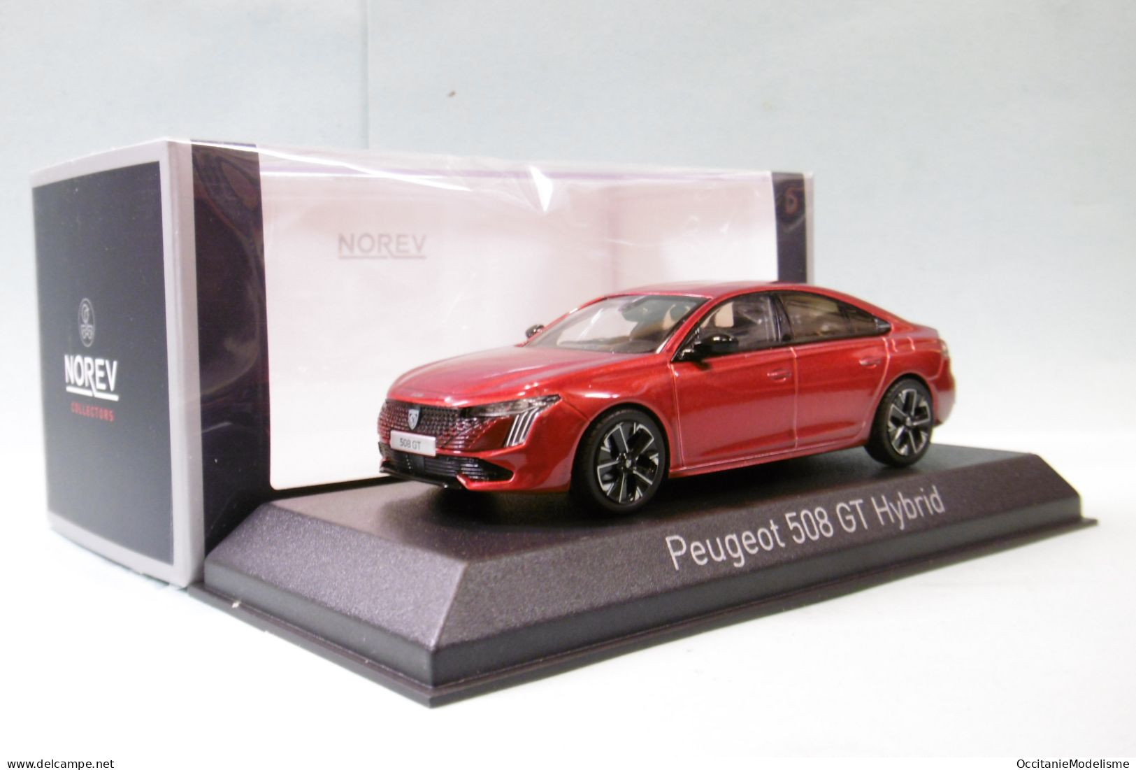 Norev - PEUGEOT 508 GT Hybrid 2023 Rouge Réf. 475831 Neuf NBO 1/43 - Norev