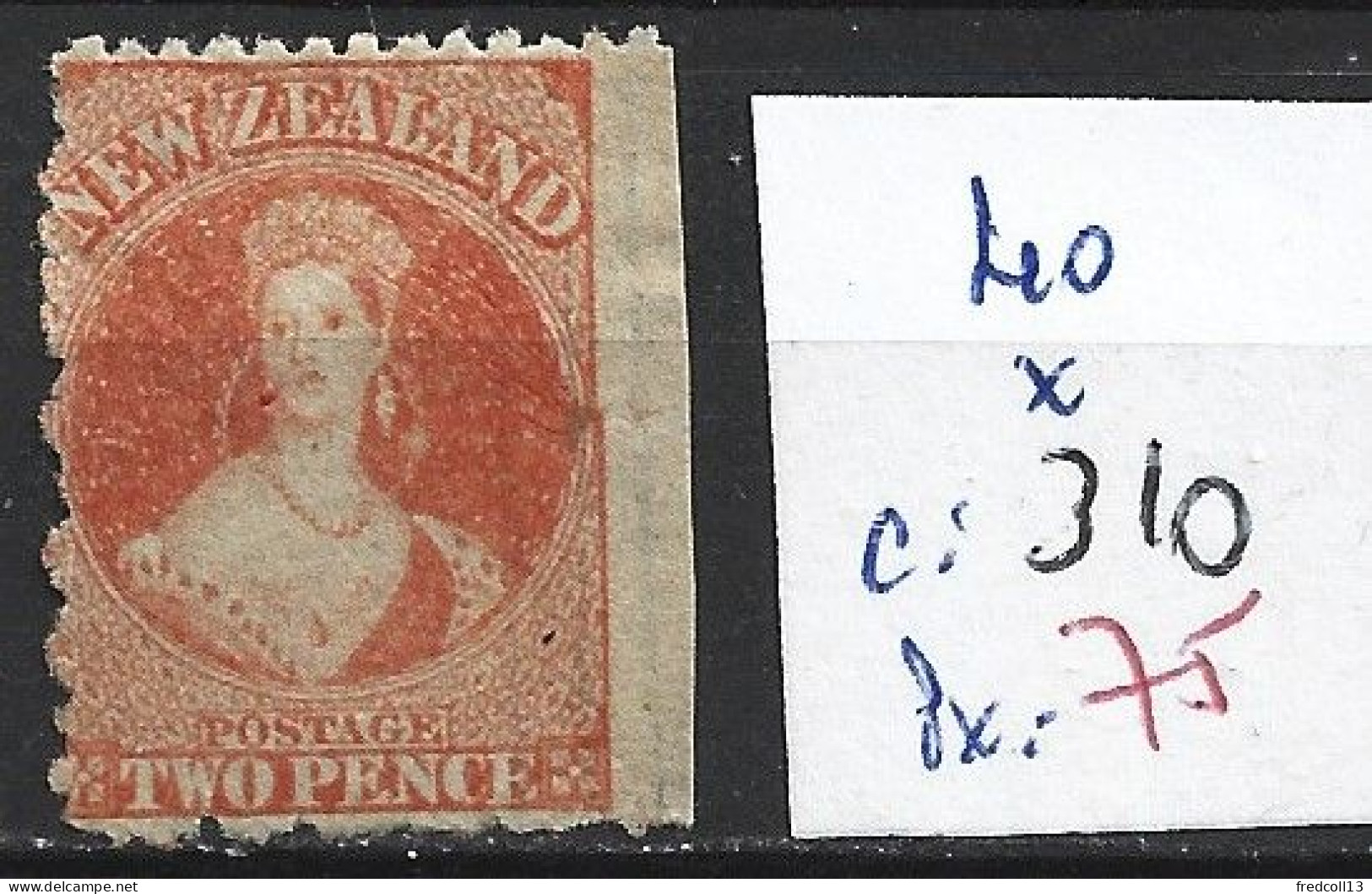 NOUVELLE-ZELANDE 40 * Côte 310 € - Unused Stamps