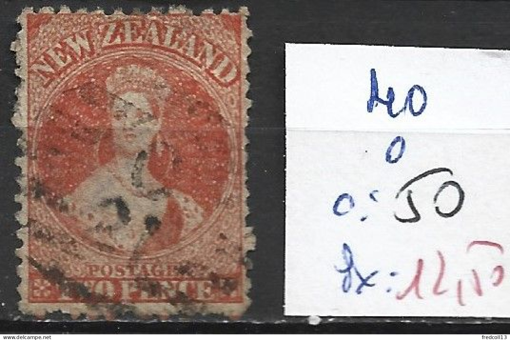 NOUVELLE-ZELANDE 40 Oblitéré Côte 50 € - Used Stamps