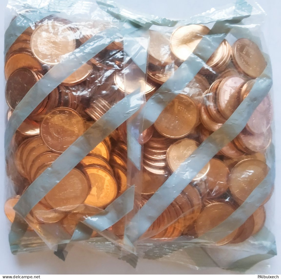 Bolsa Del Bº De España (sin Circular) Con 200 Monedas De 2 Centimos Año 2000 - Otros & Sin Clasificación