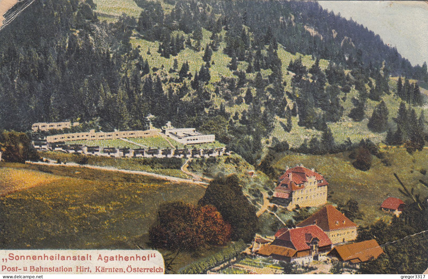 E4962) Sonnenheilanstalt AGATHENHOF - Post U. Bahnstation HIRT - FRIESACH Kärnten - 1924 - Friesach