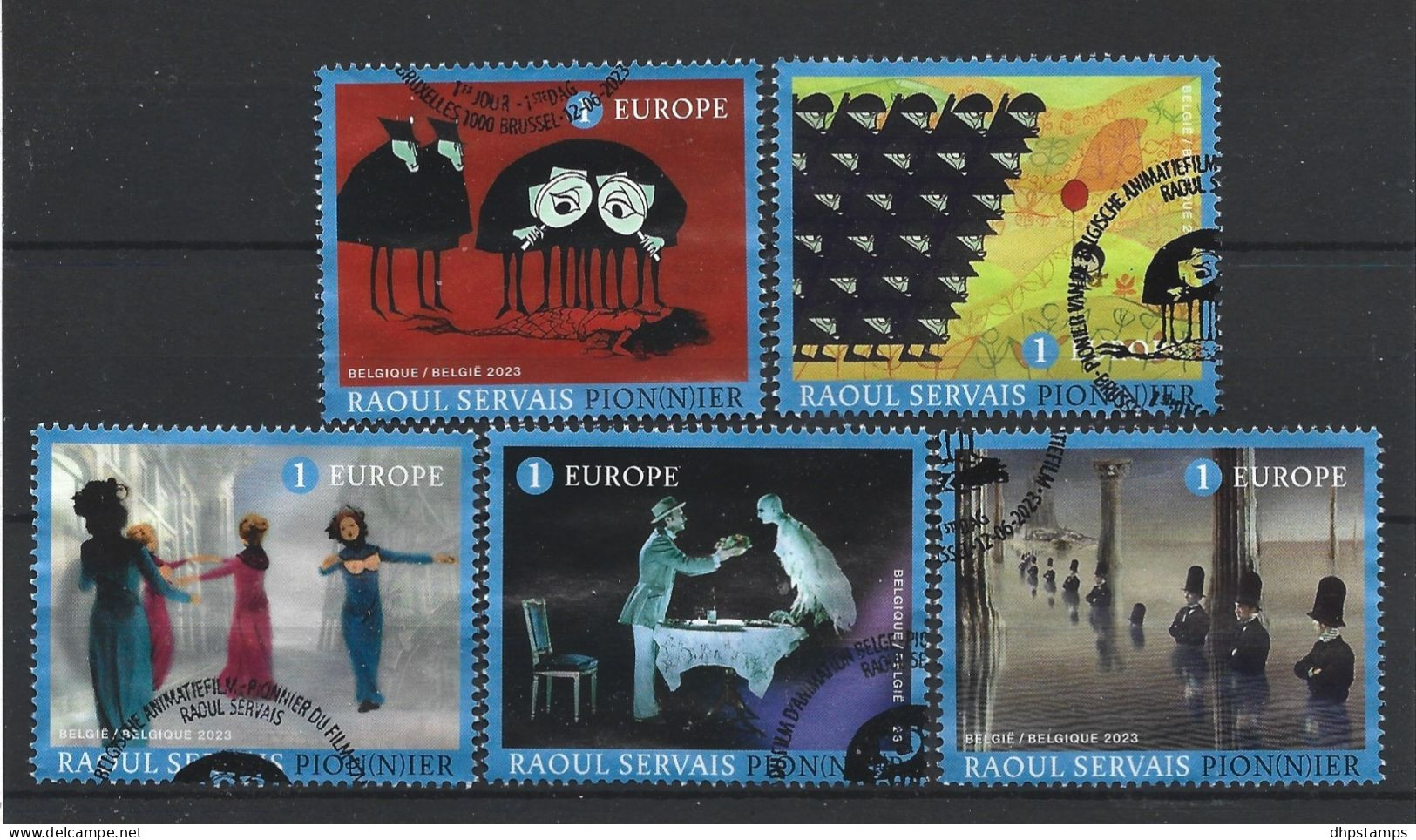 Belgie 2023 Paintings R. Servais   (0) - Used Stamps