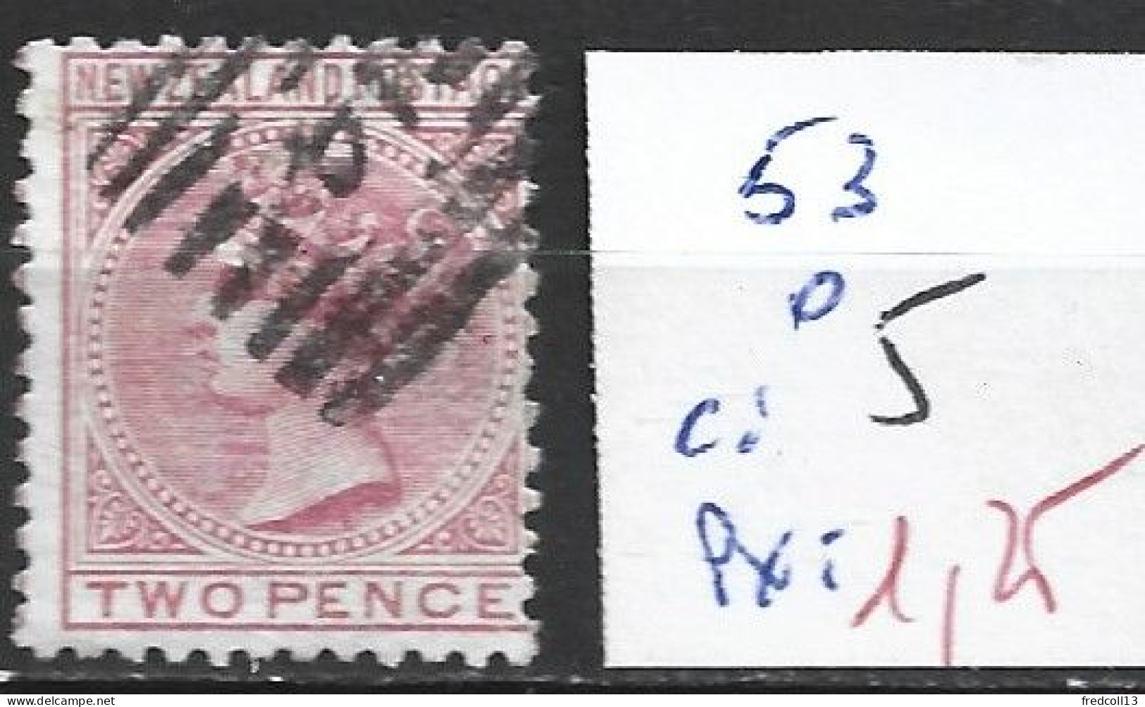 NOUVELLE-ZELANDE 53 Oblitéré Côte 5 € - Used Stamps