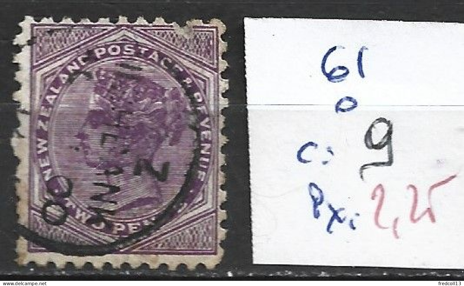 NOUVELLE-ZELANDE 61 Oblitéré Côte 9 € - Used Stamps