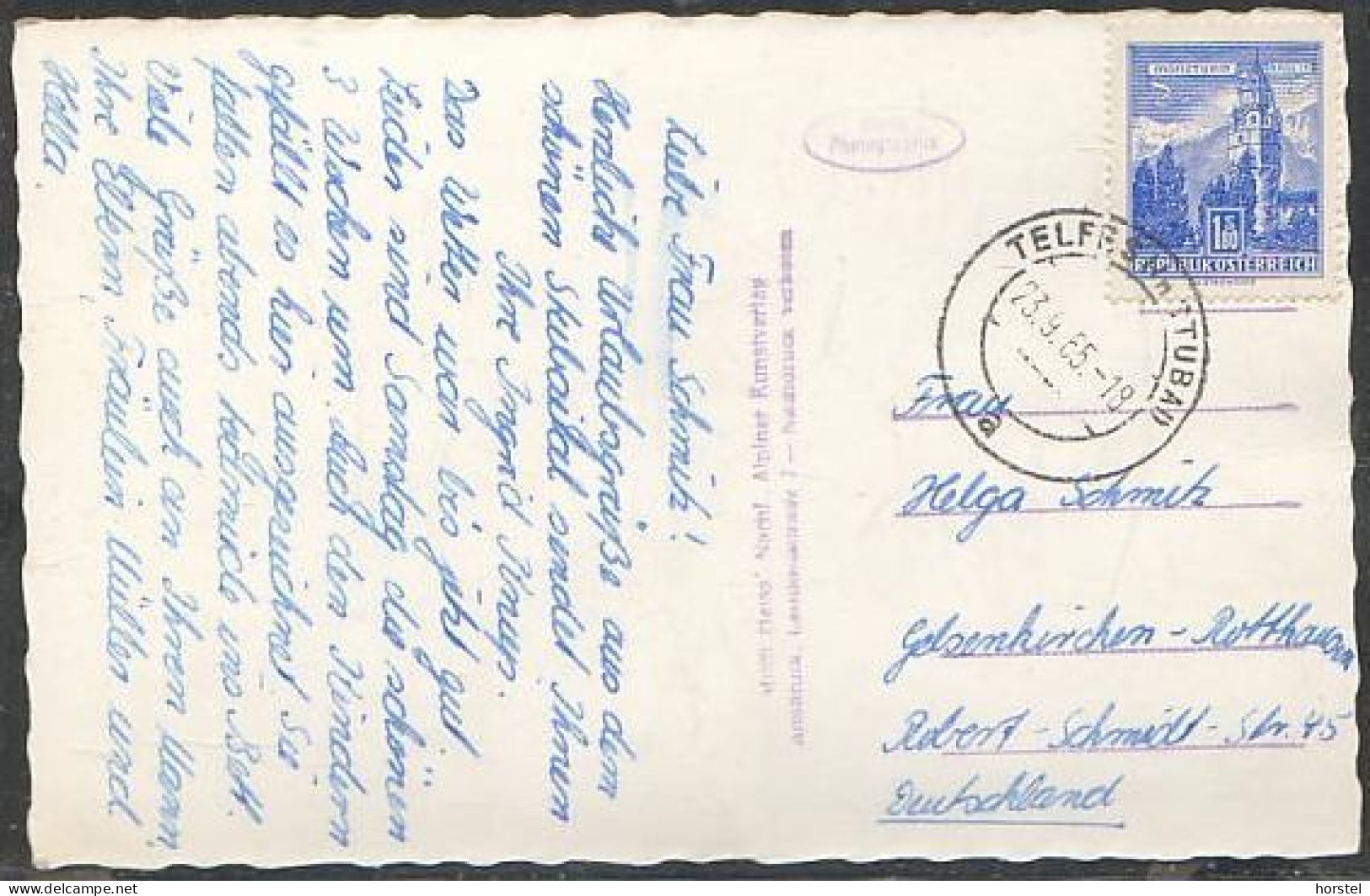 Austria - 6165 Telfes - Stubai Mit Habicht & Zuckerhütl  - Nice Stamp - Neustift Im Stubaital