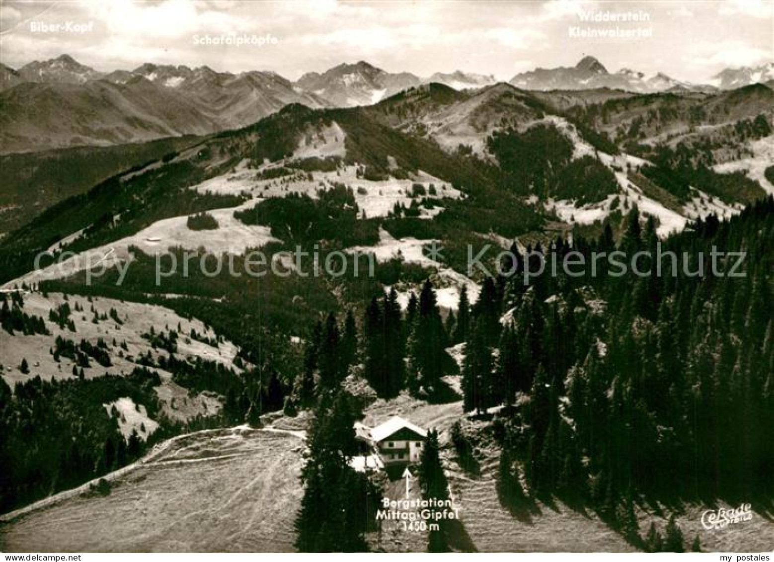 72980871 Immenstadt Allgaeu Bergblick Vom Mittaggipfel Bergstation Alpenpanorama - Immenstadt